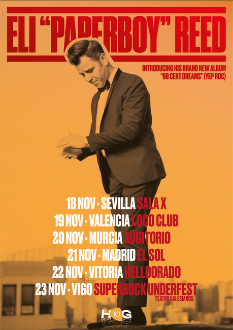 Eli Paperboy Reed visita España en noviembre con su nuevo disco, '99 Cent Dreams' Eli Paperboy Reed visita España en noviembre con su nuevo disco, '99 Cent Dreams'
