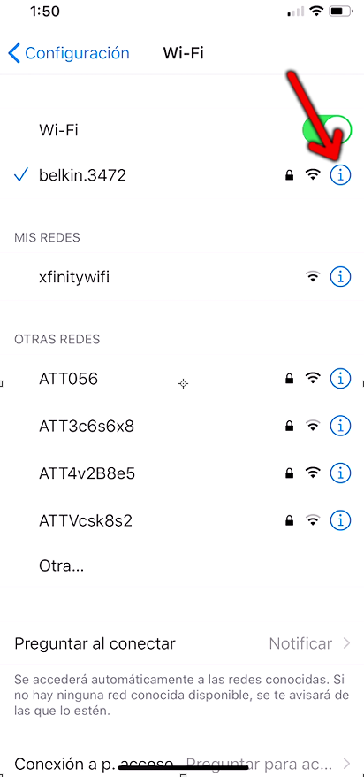 Cómo evitar que iPhone, iPad y Mac se conecten automáticamente a redes WiFi guardadas