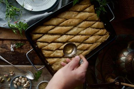 Baklava de pistachos y nueces #unagalletuncuento {Alí Babá y los cuarenta ladrones} Baklava de pistachos y nueces #unagalletuncuento {Alí Babá y los cuarenta ladrones}