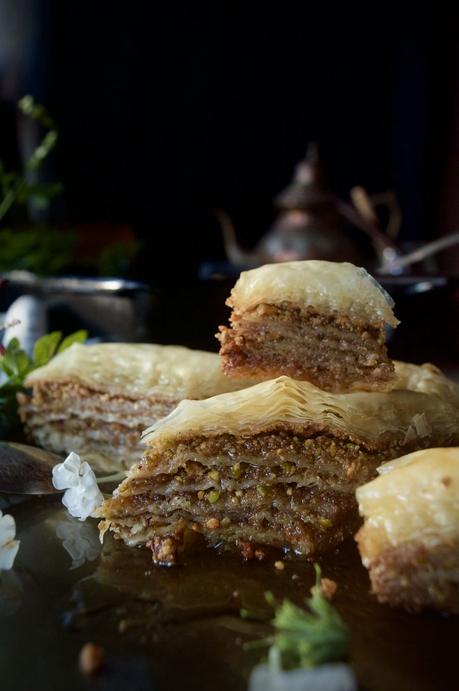 Baklava de pistachos y nueces #unagalletuncuento {Alí Babá y los cuarenta ladrones} Baklava de pistachos y nueces #unagalletuncuento {Alí Babá y los cuarenta ladrones}