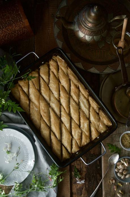 Baklava de pistachos y nueces #unagalletuncuento {Alí Babá y los cuarenta ladrones} Baklava de pistachos y nueces #unagalletuncuento {Alí Babá y los cuarenta ladrones}