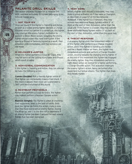 Guía básica de banda de Necromunda: Palanite Enforcers (Parte III y final)