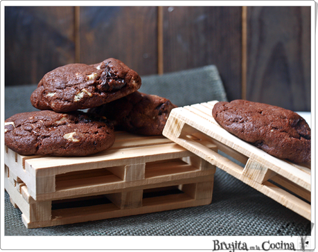 Cookies doble chocolate y oreos Cookies doble chocolate y oreos