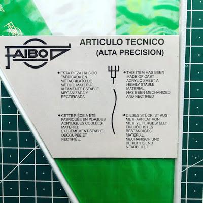 Faibo Técnico - Escuadra Verde 30 Cm + Cartabón 30 Cm