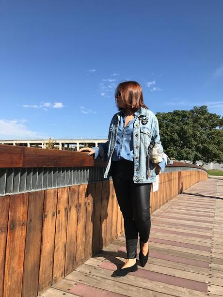 DOUBLE DENIM & CUIR-