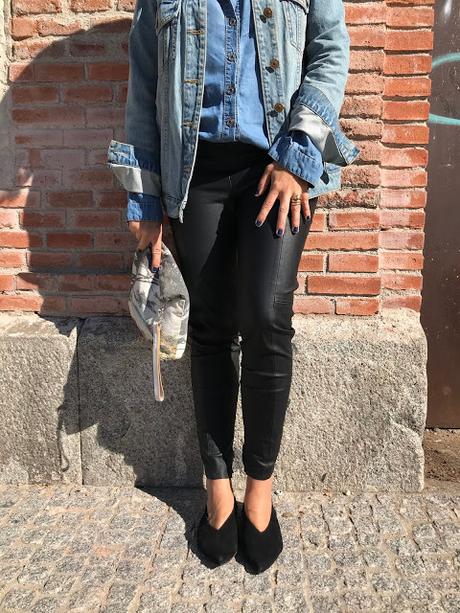 DOUBLE DENIM & CUIR-