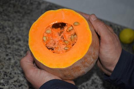 Crema de calabaza con jengibre Crema de calabaza con jengibre