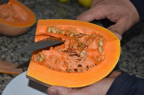 Crema de calabaza con jengibre Crema de calabaza con jengibre