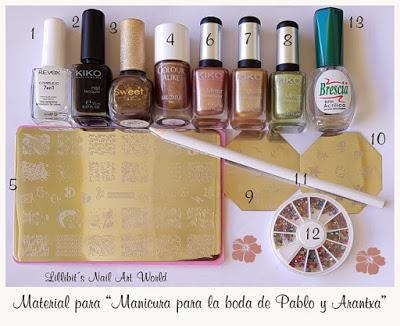 Manicura para la boda de Pablo y Arantxa