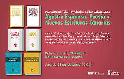 'LA FIESTA DEL TEDIO' ENTRE LAS NOVEDADES EDITORIALES DEL GOBIERNO DE CANARIAS 'LA FIESTA DEL TEDIO' ENTRE LAS NOVEDADES EDITORIALES DEL GOBIERNO DE CANARIAS