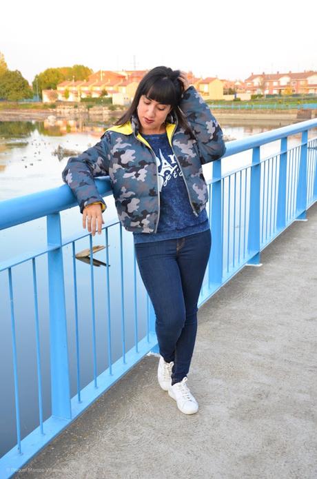 Cazadora de camuflaje