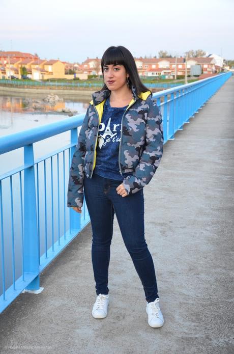 Cazadora de camuflaje