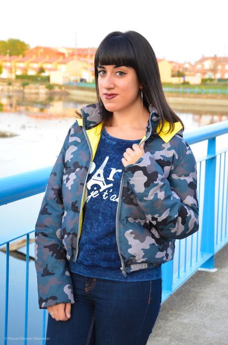 Cazadora de camuflaje