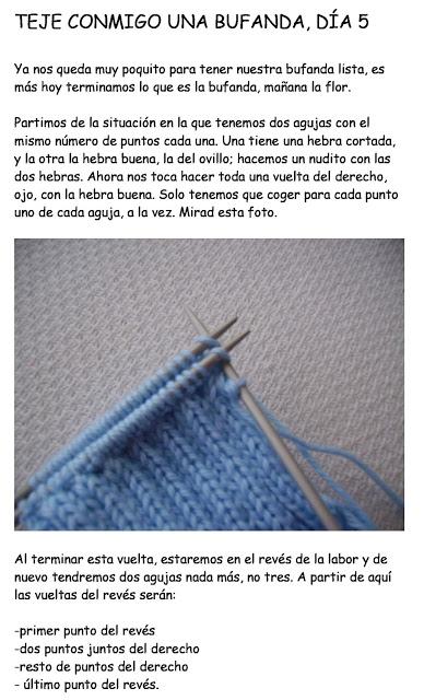 Y TERMINAMOS NUESTA BUFANDA