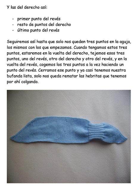 Y TERMINAMOS NUESTA BUFANDA