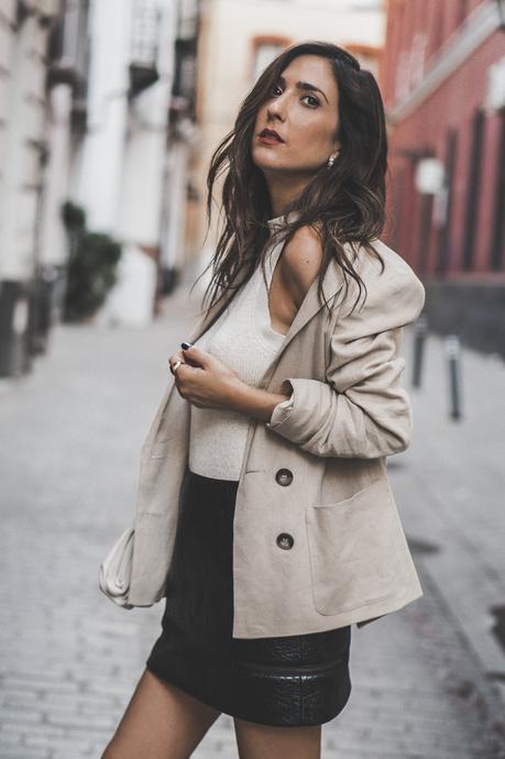 beige blazer