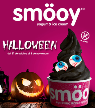 smöoy sorprende con una tarrina edición especial para el Día de Halloween de helado negro