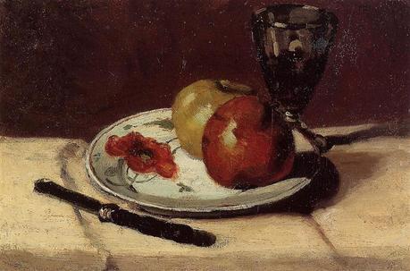 Homenaje a las frutas Resultado de imagen para Still Life Apples and a Glass - Paul Cézanne 1873