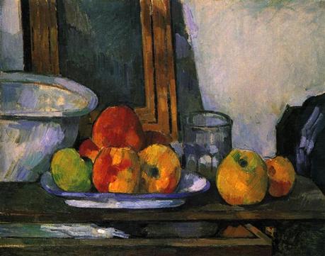 Resultado de imagen para Still life with open drawer - Paul Cézanne 1879