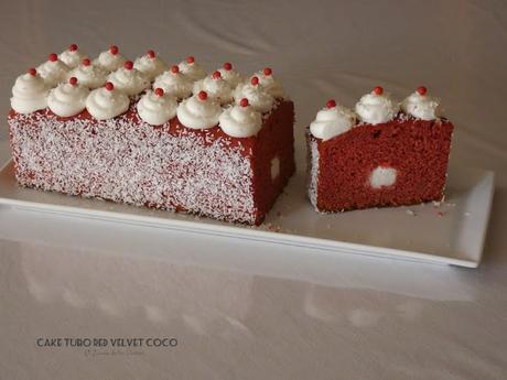 Cake Tubo Red Velvet Coco Cake Tubo Red Velvet Coco