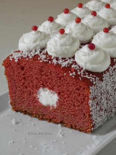 Cake Tubo Red Velvet Coco Cake Tubo Red Velvet Coco