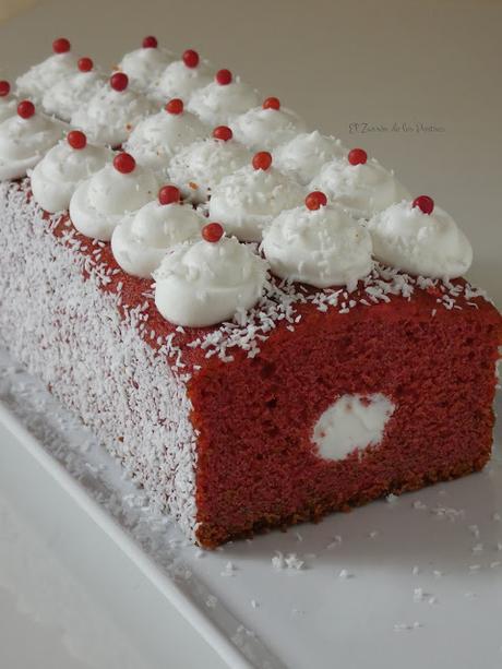 Cake Tubo Red Velvet Coco
