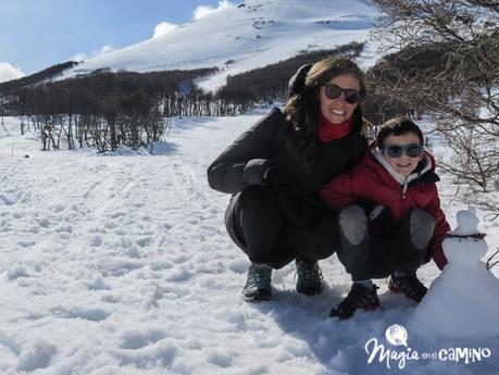 Ver nevar por primera vez en el Cerro Castor