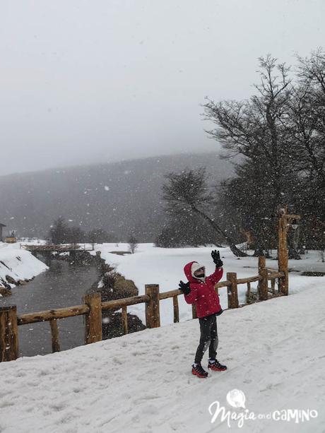 Ver nevar por primera vez en el Cerro Castor