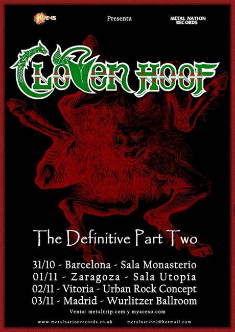 Comienza la Gira de los míticos británicos Cloven Hoof