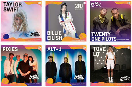 Mad Cool 2020: Taylor Swift, Billie Eilish, Twenty One Pilots, Pixies, Alt-J y Tove Lo Mad Cool 2020: Taylor Swift, Billie Eilish, Twenty One Pilots, Pixies, Alt-J y Tove Lo