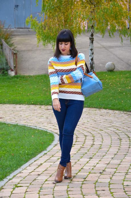 Jersey multicolor de rayas