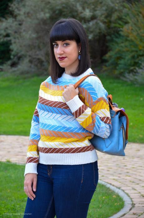 Jersey multicolor de rayas