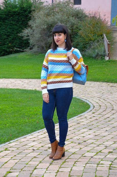 Jersey multicolor de rayas