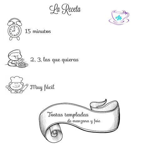 TOSTAS  TEMPLADAS DE MANZANA Y FOIE