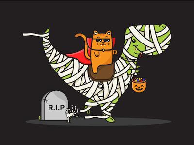 Unas cuantas ilustraciones halloweenescas...