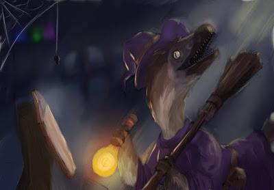 Unas cuantas ilustraciones halloweenescas...