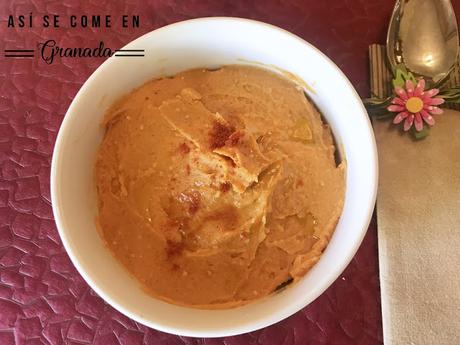 Hummus de boniato. Juego de blogueros 2.0