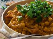 Curry garbanzos almendras