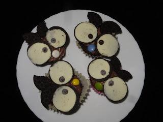 MUFFINS DE BÚHO MUFFINS DE BÚHO