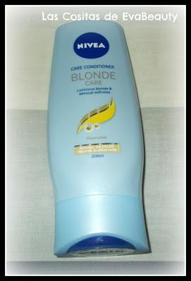 Acondicionador blonde care para cabellos rubios de nivea