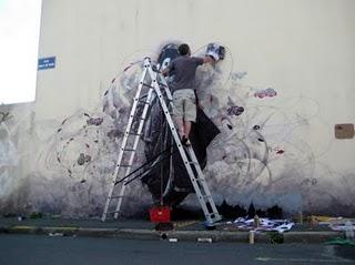 Cómo se hace una obra de arte a stencil: Fin DAC