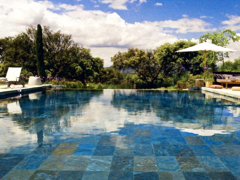 El color de las piscinas