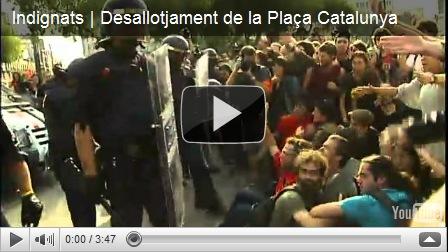 “Desalojo por higiene” del 15-M en Barcelona