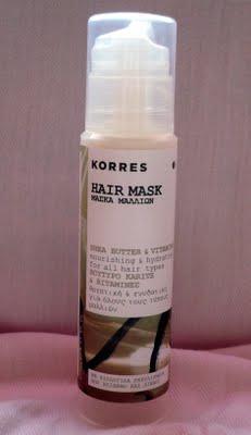 Korres: la cosmética natural griega. Acondicionador + mascarilla