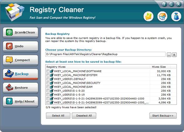 Limpia y Optimiza el registro de tu Windows con AthTek RegistryCleaner [32 y 64bits]