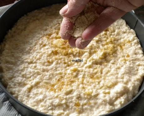 Tarta cremosa de manzanas y almendras ( GF )