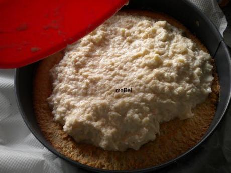 Tarta cremosa de manzanas y almendras ( GF )