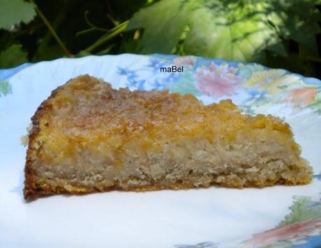 Tarta cremosa de manzanas y almendras ( GF )