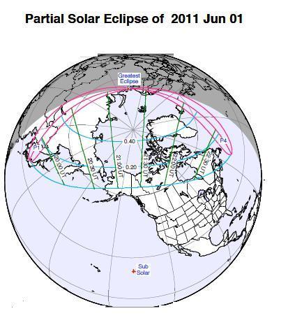 Eclipse parcial de sol eclipse 1 junio 2011