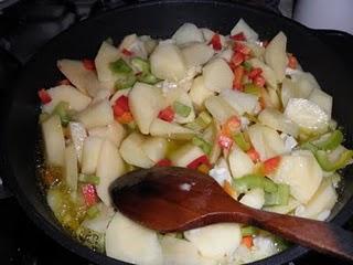 Tortilla de patata campesina
